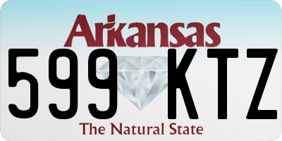 AR license plate 599KTZ