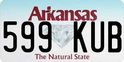 AR license plate 599KUB