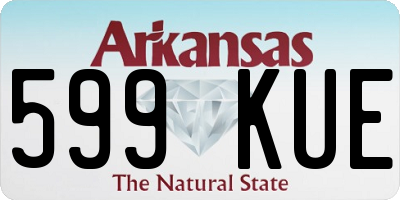 AR license plate 599KUE
