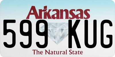 AR license plate 599KUG