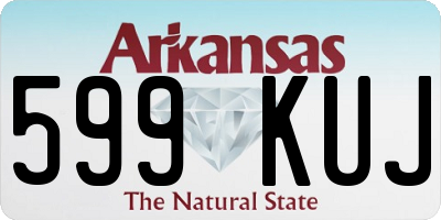 AR license plate 599KUJ