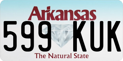 AR license plate 599KUK