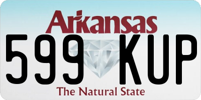 AR license plate 599KUP
