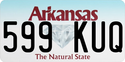 AR license plate 599KUQ