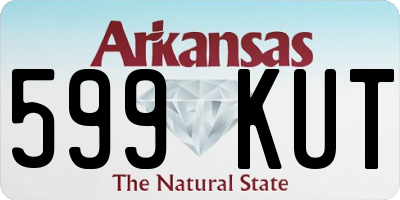 AR license plate 599KUT