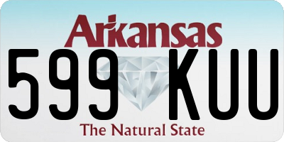 AR license plate 599KUU