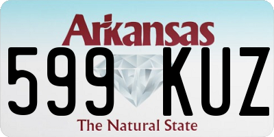 AR license plate 599KUZ