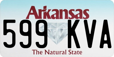 AR license plate 599KVA