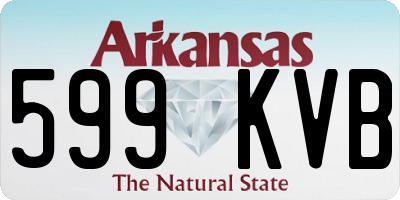 AR license plate 599KVB