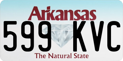 AR license plate 599KVC