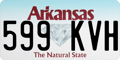 AR license plate 599KVH
