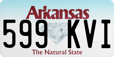 AR license plate 599KVI