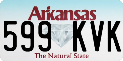 AR license plate 599KVK