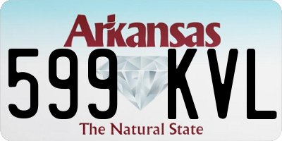 AR license plate 599KVL