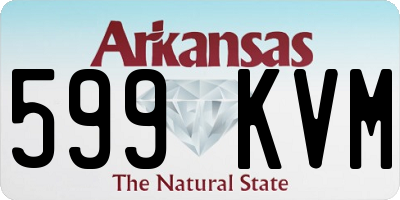 AR license plate 599KVM