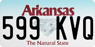 AR license plate 599KVQ