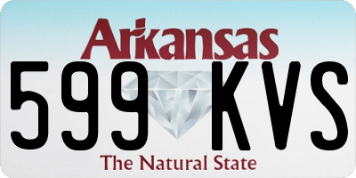 AR license plate 599KVS