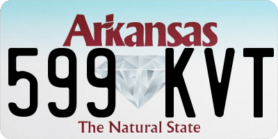 AR license plate 599KVT