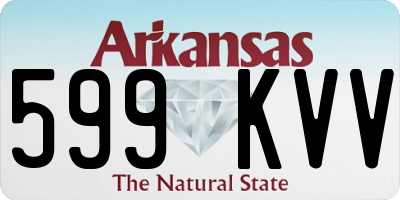 AR license plate 599KVV