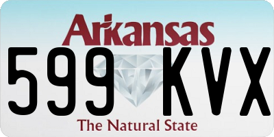 AR license plate 599KVX