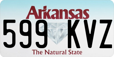 AR license plate 599KVZ