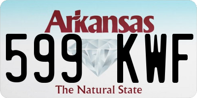 AR license plate 599KWF