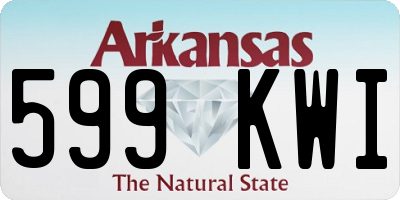 AR license plate 599KWI