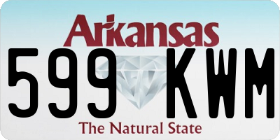 AR license plate 599KWM