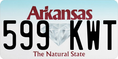 AR license plate 599KWT