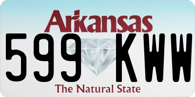 AR license plate 599KWW