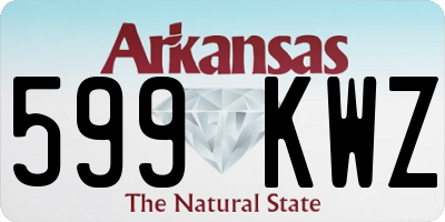AR license plate 599KWZ