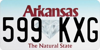 AR license plate 599KXG