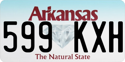 AR license plate 599KXH