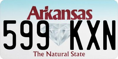 AR license plate 599KXN