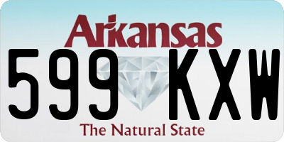 AR license plate 599KXW