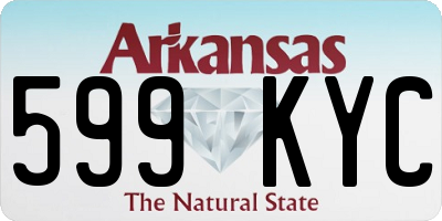 AR license plate 599KYC
