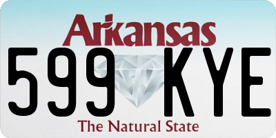 AR license plate 599KYE