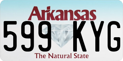 AR license plate 599KYG