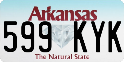AR license plate 599KYK