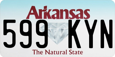 AR license plate 599KYN