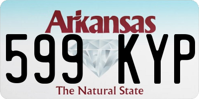 AR license plate 599KYP