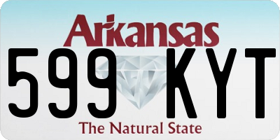 AR license plate 599KYT
