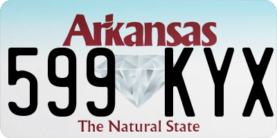AR license plate 599KYX