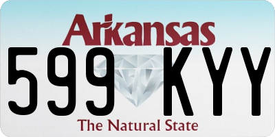 AR license plate 599KYY