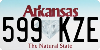 AR license plate 599KZE