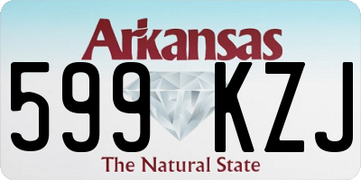 AR license plate 599KZJ