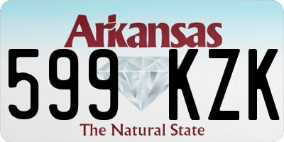 AR license plate 599KZK