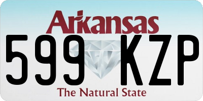 AR license plate 599KZP