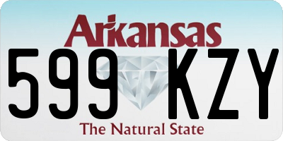 AR license plate 599KZY