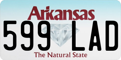AR license plate 599LAD